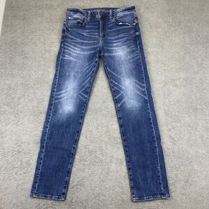American Eagle Men's 31x31* Slim Straight Blue Jeans Denim Next Level Flex Denim